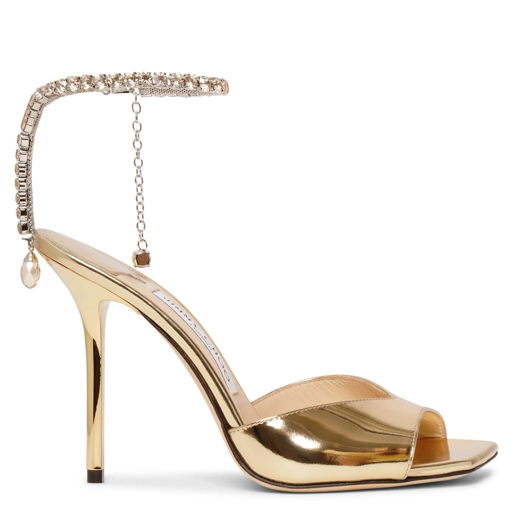 Saeda 100 Metallic Gold Sandals - Savannahs