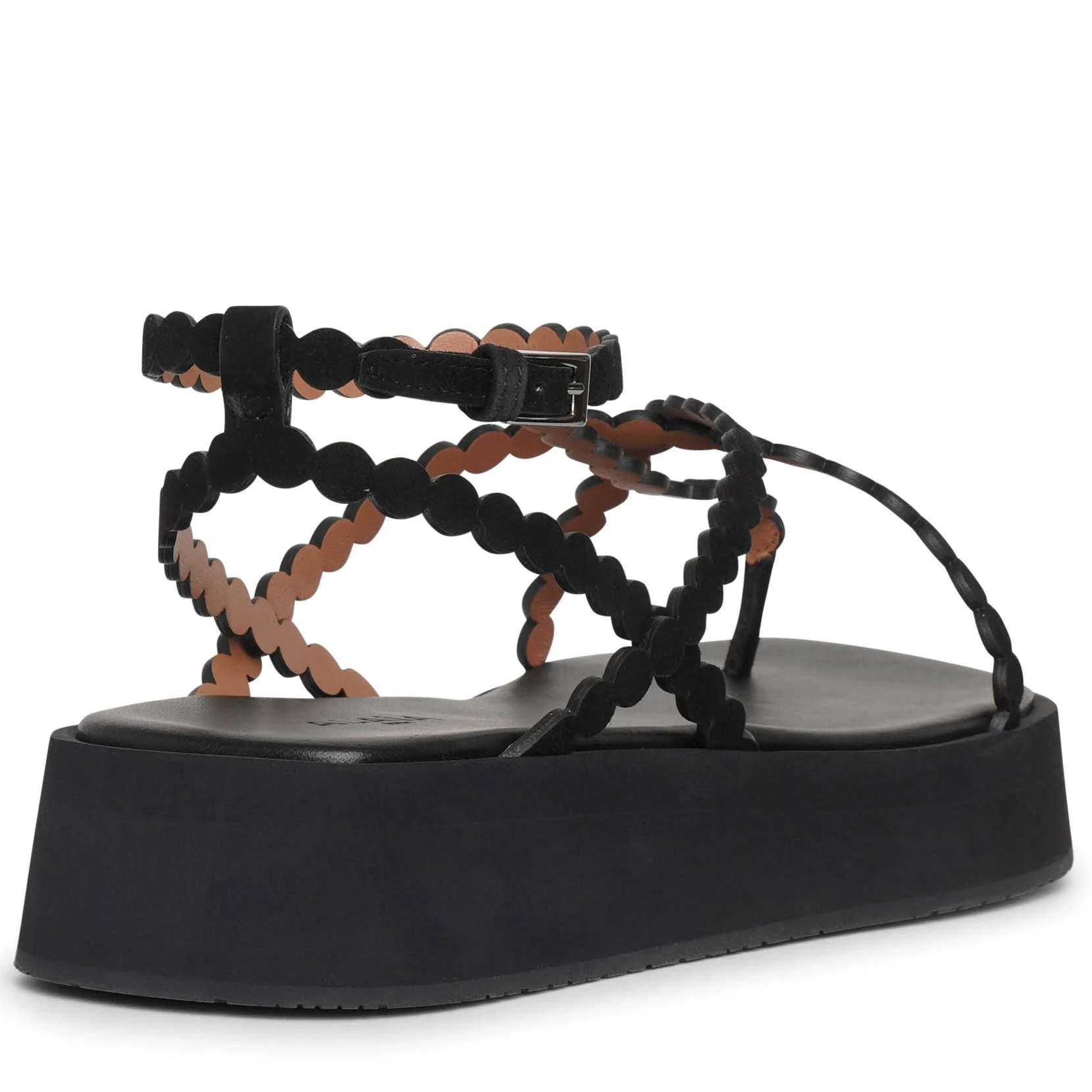 Suede Platform Sandals - Savannahs
