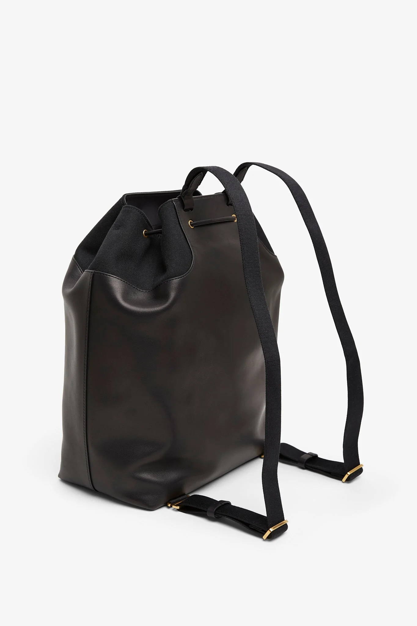 Spring Black Leather Backpack - Savannahs